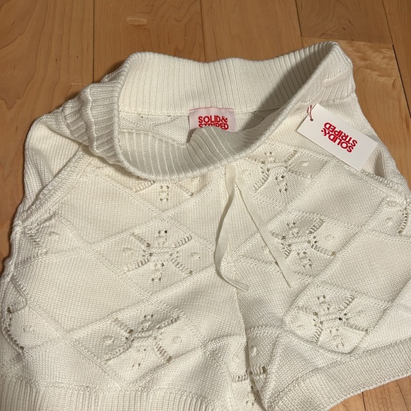 NWT Solid & Striped Knit Beach Shorts - Picture 3 of 4